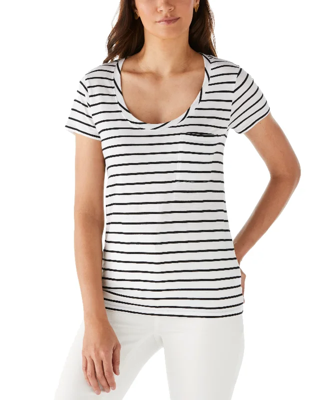 Petite Stripe Slub Tee Chenille Fabric Brocade Fabric Lace Fabric