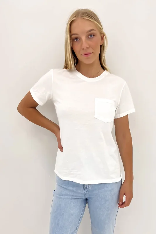 Taylor Tee White Jersey Fabric Tulle Fabric Batik Fabric