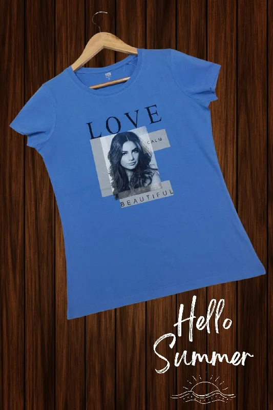 Glamour character art women tshirt Relaxed Fit Short Blouse