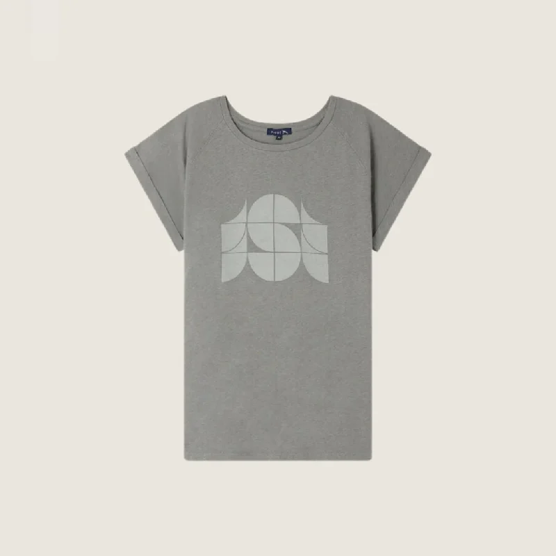 Valentina Tee-Shirt (Verdigris) Comfortable Knit Short Shirt