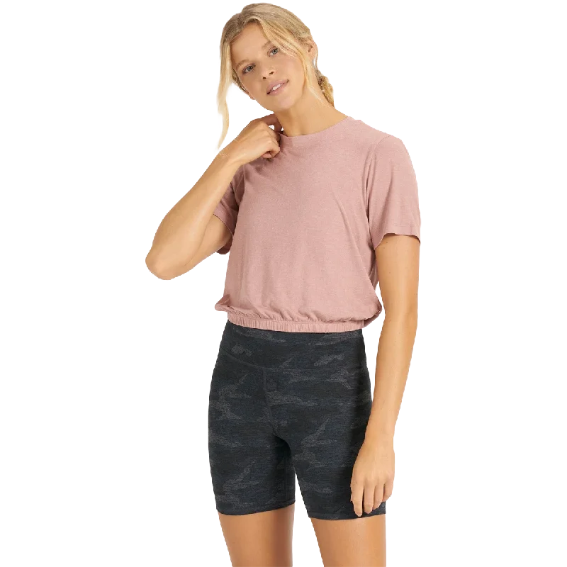 Women's Balance Tee Sequined Glittery Shiny