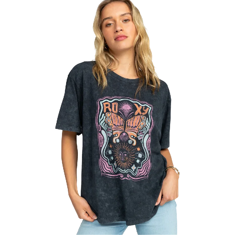 Women's Girl Need Love C Oversized Tee Zippered Front Buttoned Front Snap Front