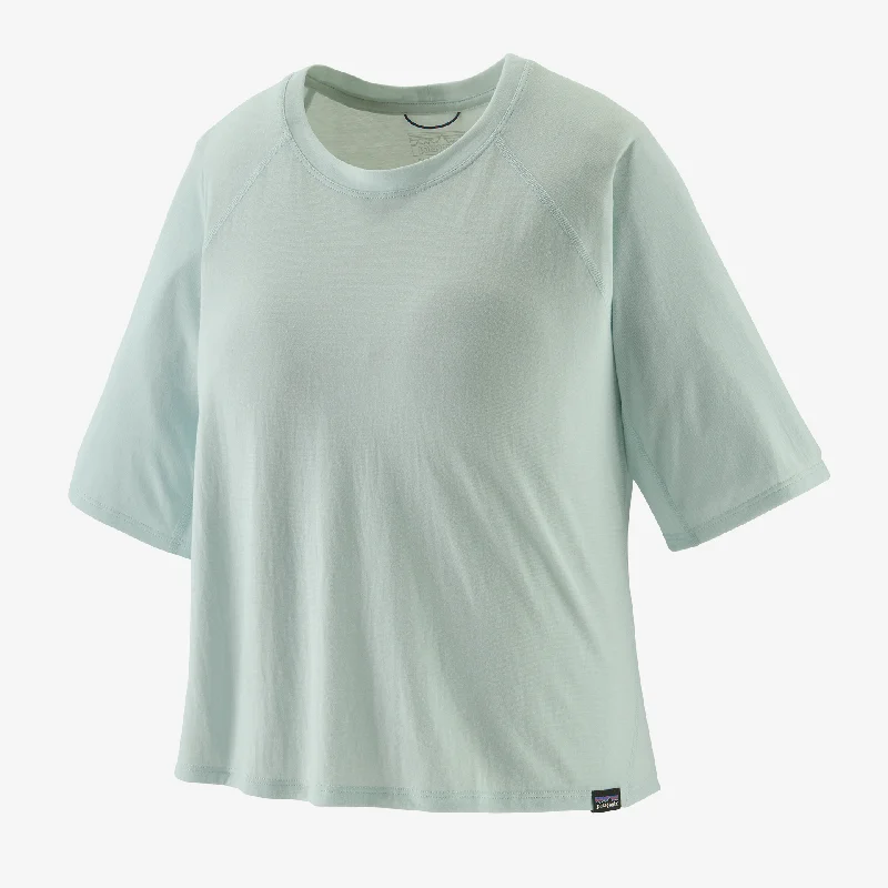 Women's Capilene® Cool Trail Cropped Shirt Elegant Draped Short Shirt