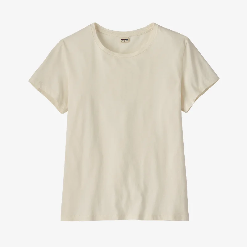 Women's Regenerative Organic Certified® Cotton Tee Hooded Caped Shawl Collar