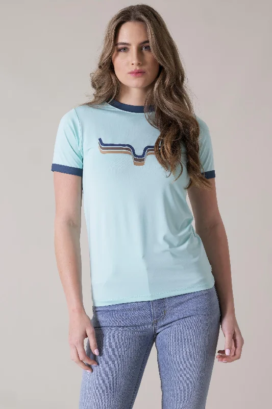 Rhythm Ringer Shirt Chic Embellished Short Sleeve
