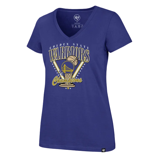 Women's Warriors NBA Champs 7X Ultra Rival Tee Layered Multi-layer Single Layer
