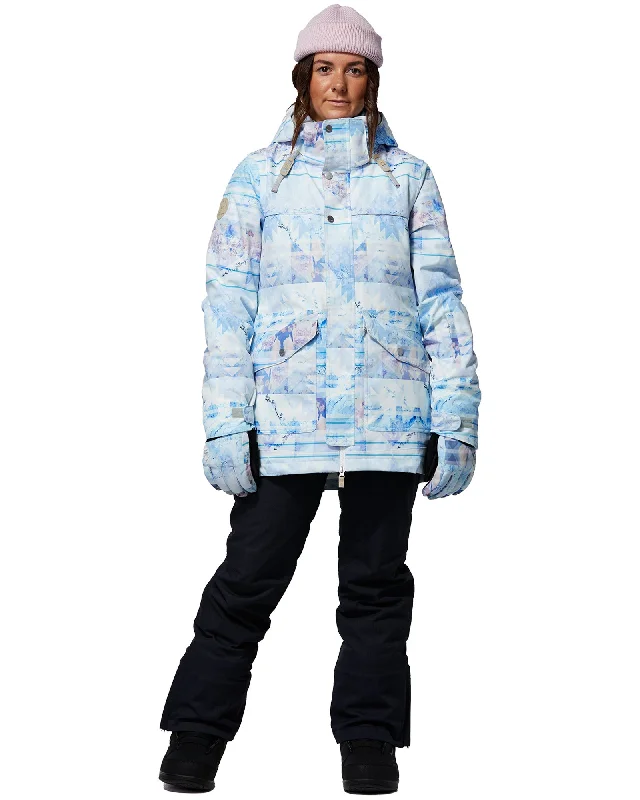 ASTER JACKET-SNOWSCAPE Striped Jacket Polka Dot Jacket Floral Jacket