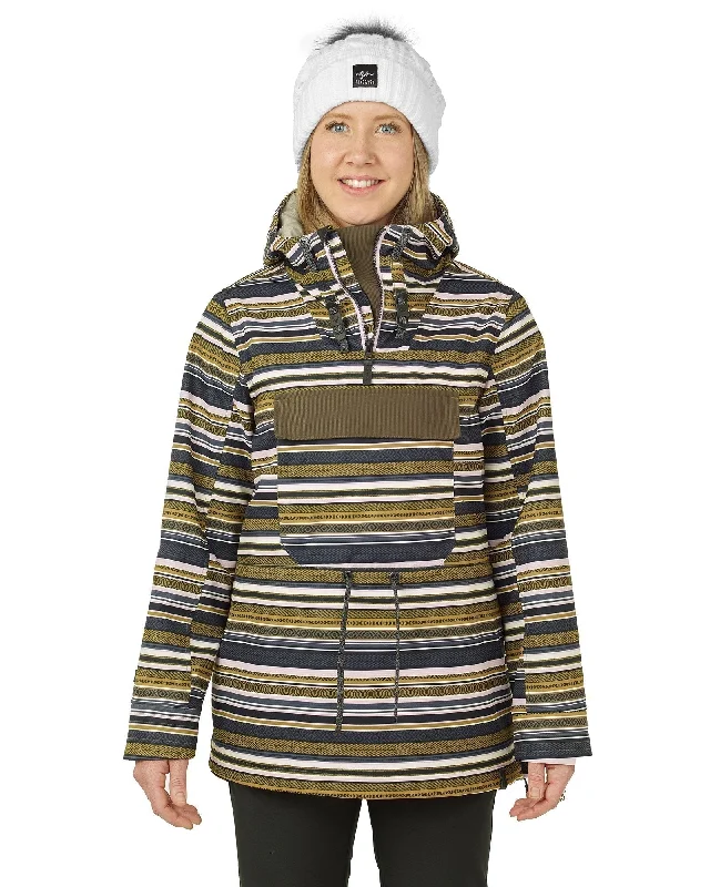 BAILEY JACKET-MORGAN STRIPE INDIA INK Nylon Jacket Polyester Jacket Spandex Jacket