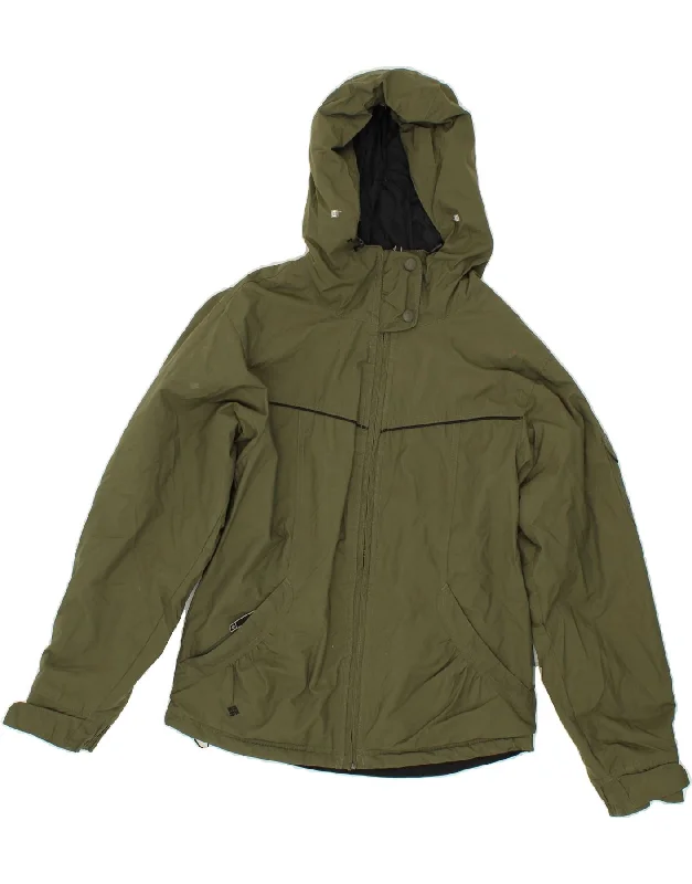 COLUMBIA Womens Hooded Windbreaker Jacket UK 10 Small Khaki Nylon Mesh Jacket Canvas Jacket Denim Jacket COLUMBIA Womens Hooded Windbreaker Jacket UK 10 Small Khaki Nylon Mesh Jacket Canvas Jacket Denim Jacket