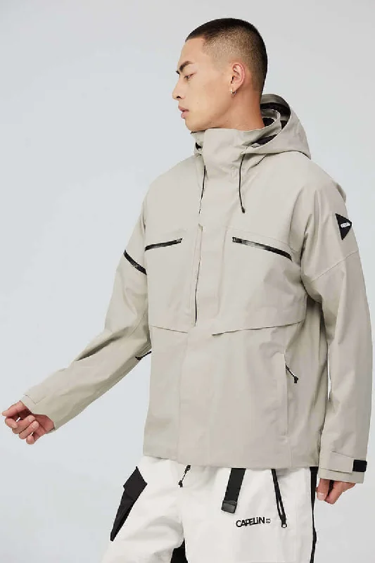 Forest Unisex Windbreaker Jacket Cotton Fabric Linen Fabric Terry Fabric