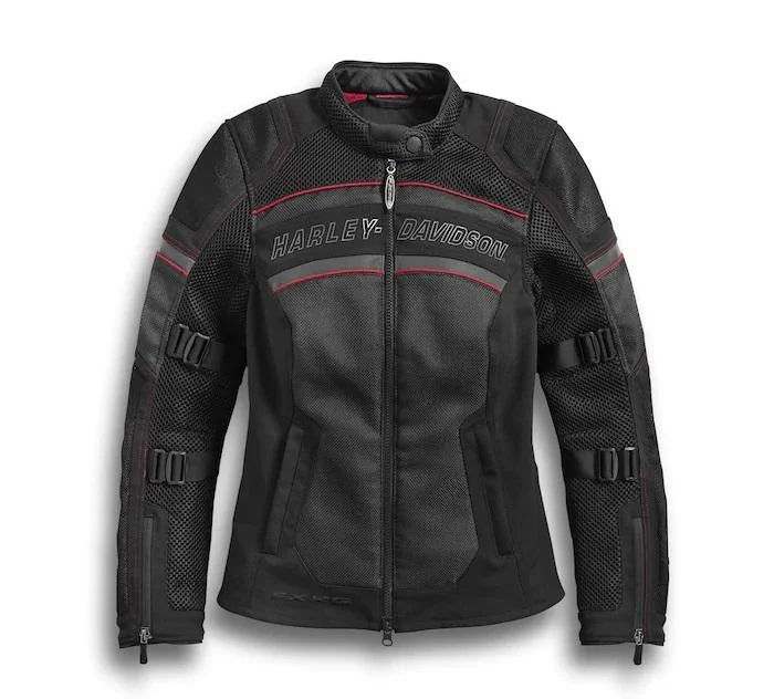 Harley-Davidson Women's FXRG Mesh Motorcycle Jacket - 98333-19VW - 98333-19VW Mesh Jacket Canvas Jacket Denim Jacket Harley-Davidson Women's FXRG Mesh Motorcycle Jacket - 98333-19VW - 98333-19VW Mesh Jacket Canvas Jacket Denim Jacket