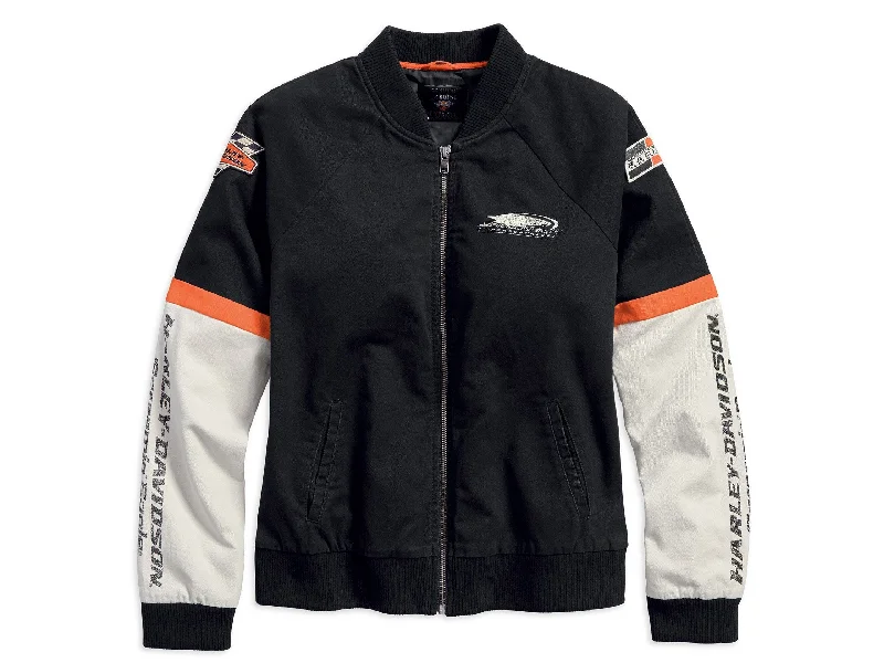 Harley-Davidson® Women's Screamin' Eagle Jacket - 97466-18VW Faux Fur Jacket Real Fur Jacket Shearling Jacket Harley-Davidson® Women's Screamin' Eagle Jacket - 97466-18VW Faux Fur Jacket Real Fur Jacket Shearling Jacket