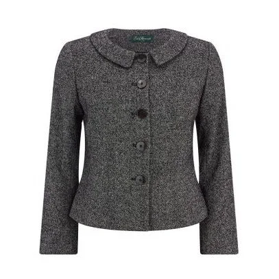 Harper BW Tailored Penny Collar Jacket Cardigan Sweater Pullover