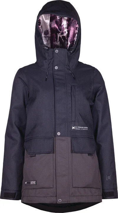 L1 LADIES ANWEN JACKET BLACK / PHANTOM Jacket Blazer Coat