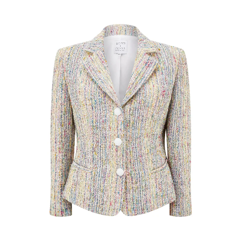 Larain Boucle Jacket Knit Jacket Woven Jacket Fleece Jacket