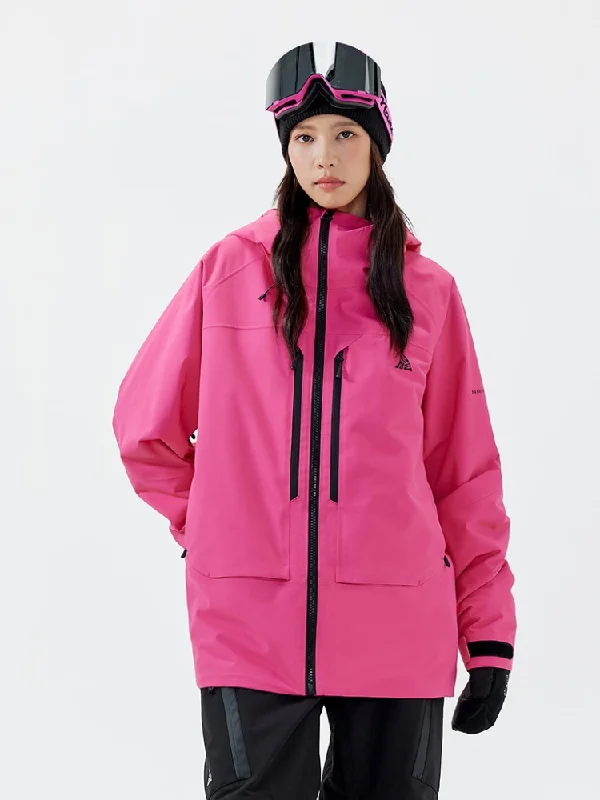 NANEND Ultimate 3L Vibrant Ski Jacket - Women's Fleece Jacket Down Jacket Parka