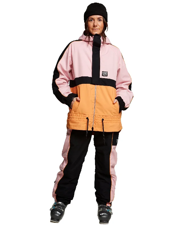 RETRO JO JACKET - ORCHID PINK Welt Pockets Slit Pockets Flap Pockets