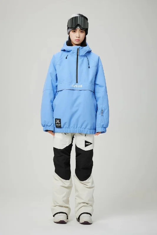 Sailor Women's Pullover Snowboard Jacket Boat Neck Shawl Collar Notched Collar