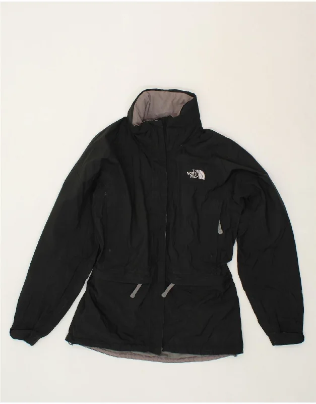 THE NORTH FACE Womens Rain Jacket UK 14 Medium Black Polyester Fleece Jacket Down Jacket Parka THE NORTH FACE Womens Rain Jacket UK 14 Medium Black Polyester Fleece Jacket Down Jacket Parka