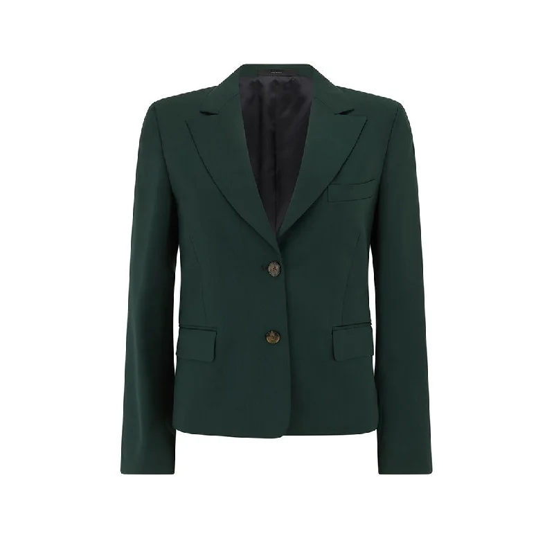 Tailored Wool Jacket Zippered Jacket Buttoned Jacket Snapped Jacket