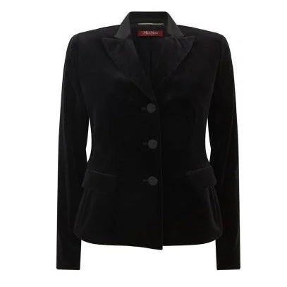 Zelota Tailored Velvet Jacket Black Hooded Jacket Caped Jacket Shawl Collar Jacket
