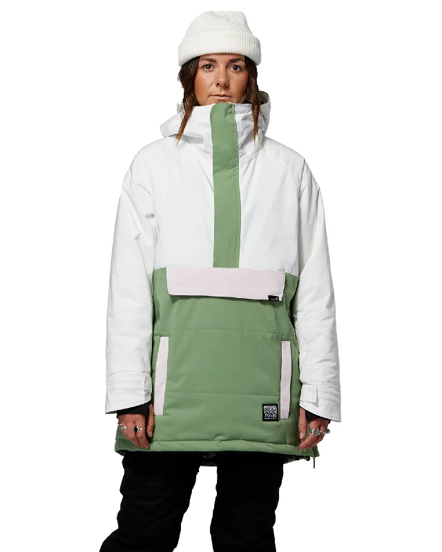 ZOE JACKET-LODON FROST Zippered Front Buttoned Front Snap Front
