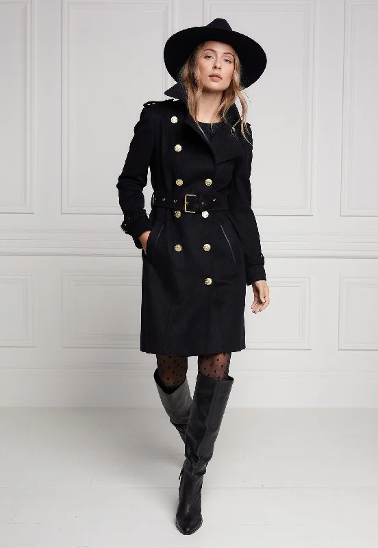 Marlborough Trench Coat - Soft Navy