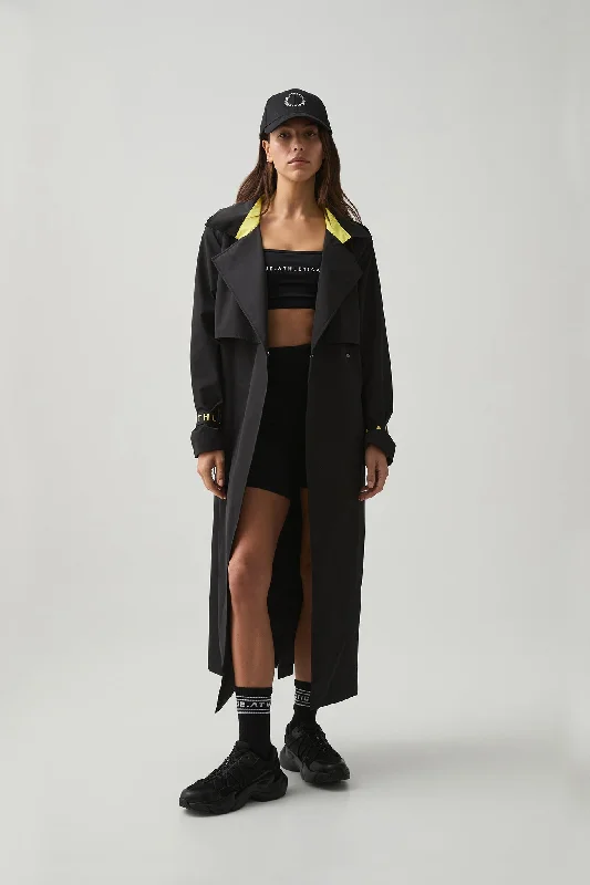 Longline Wrap Trench Coat 705