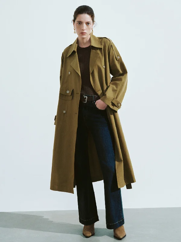 Loose Trench Coat With Belt