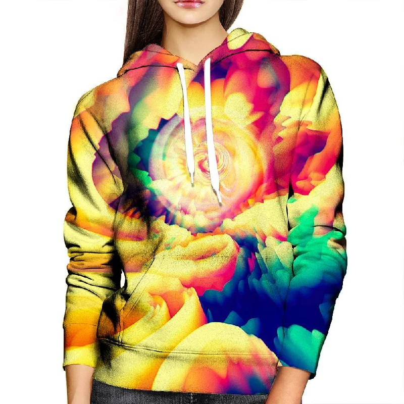 Abstract Spin Womens Hoodie