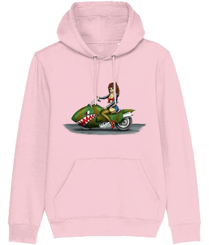 AvGirl Biker Cartoon Hoodie