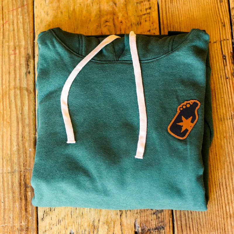 Bitter Pops Unisex Hoodie Hunter Green w/Growler Patch