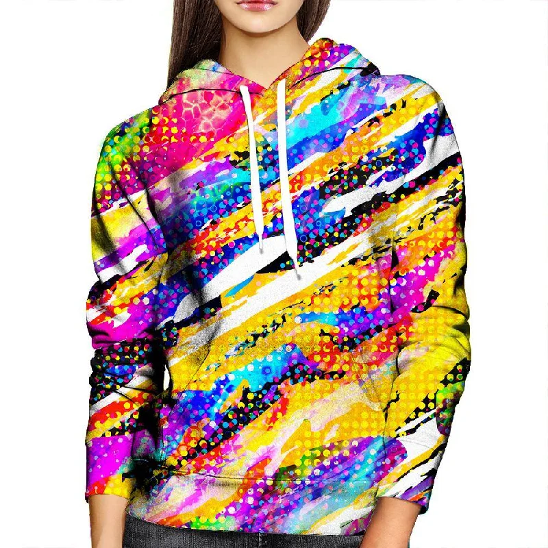 Color Party Womens Hoodie