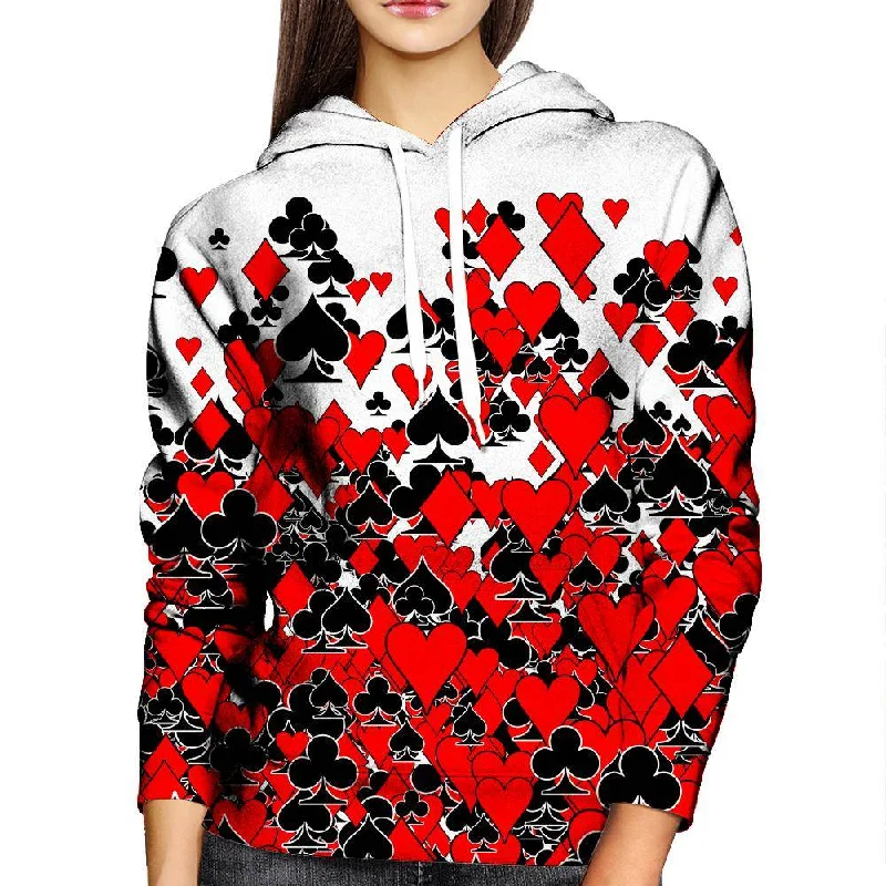 Deck Of Cards Womens Hoodie