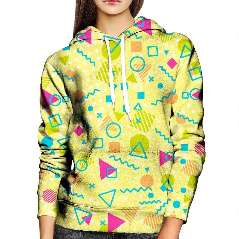 Playful Shapes Womens Hoodie