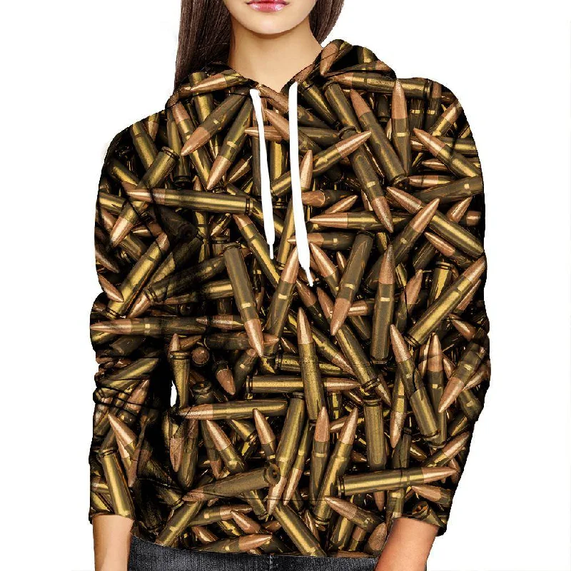 Rifle Bullets Womens Hoodie