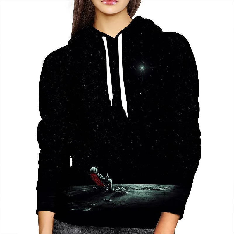 Space Chill Womens Hoodie