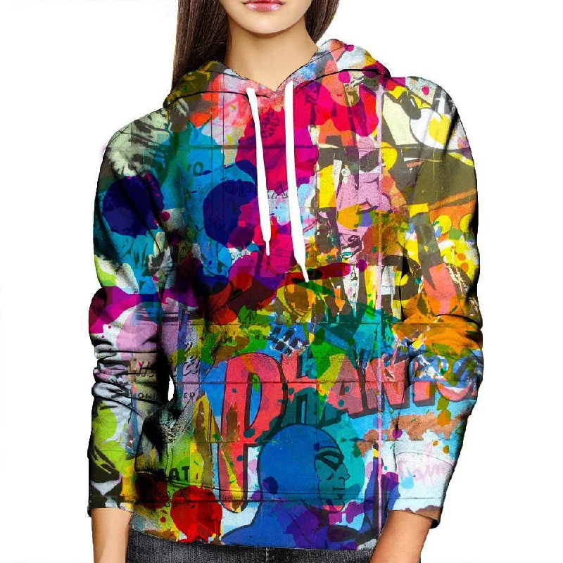 Street Art Womens Hoodie