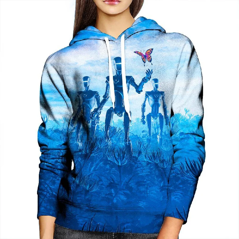 Tech Meets Nature Womens Hoodie