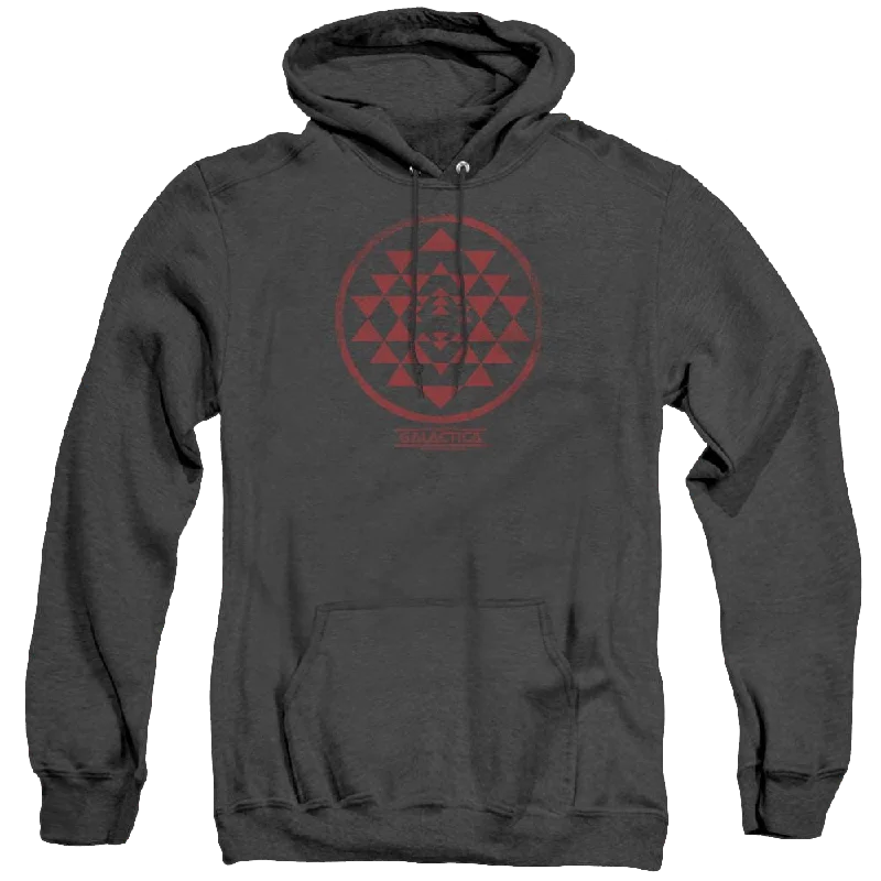 Battlestar Galactica (1978) Red Squadron Patch - Heather Pullover Hoodie Angora Wool Cozy Battlestar Galactica (1978) Red Squadron Patch - Heather Pullover Hoodie Angora Wool Cozy
