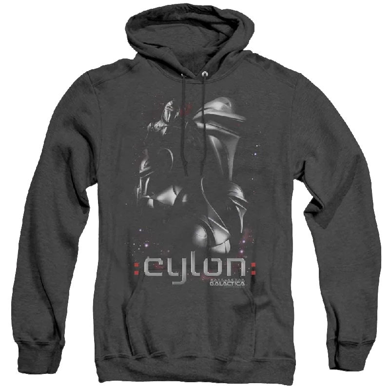 Battlestar Galactica (2004) Centurions - Heather Pullover Hoodie Alpaca Blend Soft