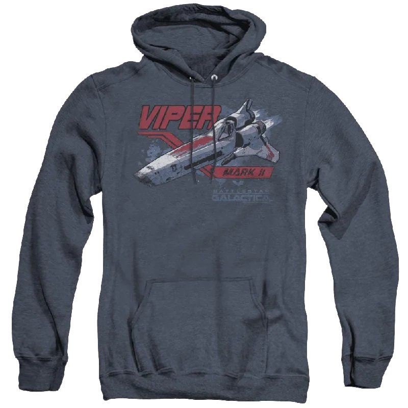 Battlestar Galactica (2004) Viper Mark Ii - Heather Pullover Hoodie Fleece Warm Pullover Battlestar Galactica (2004) Viper Mark Ii - Heather Pullover Hoodie Fleece Warm Pullover
