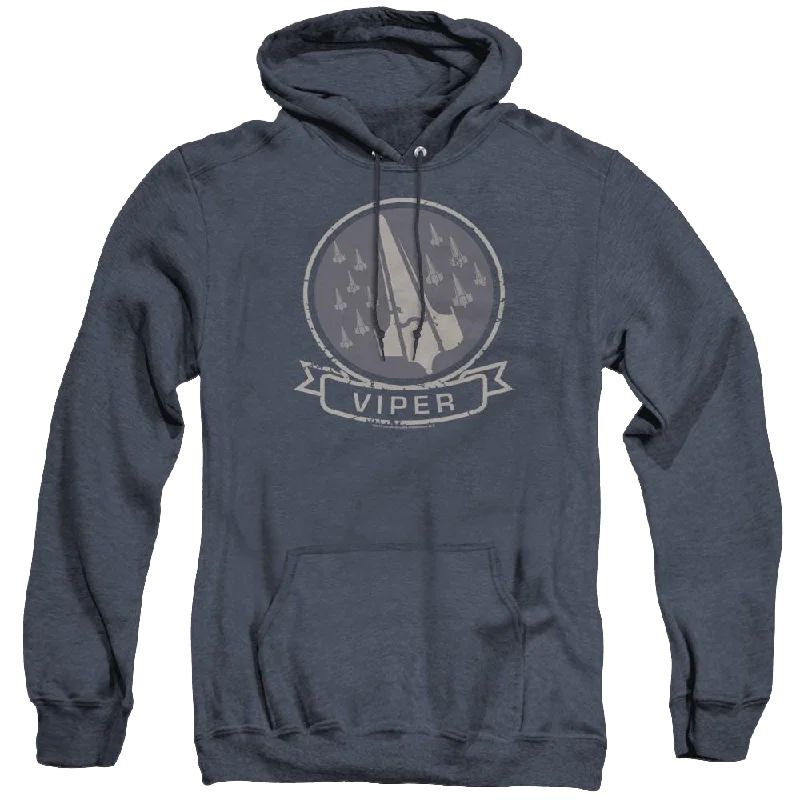 Battlestar Galactica (2004) Viper Squad - Heather Pullover Hoodie Soft Wool Sweater