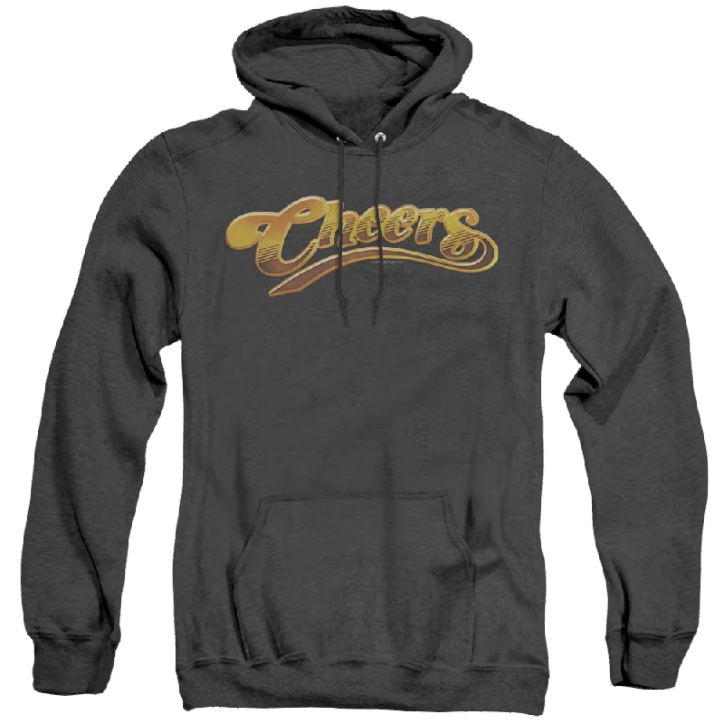Cheers Cheers Logo - Heather Pullover Hoodie Deep Neck Pullover