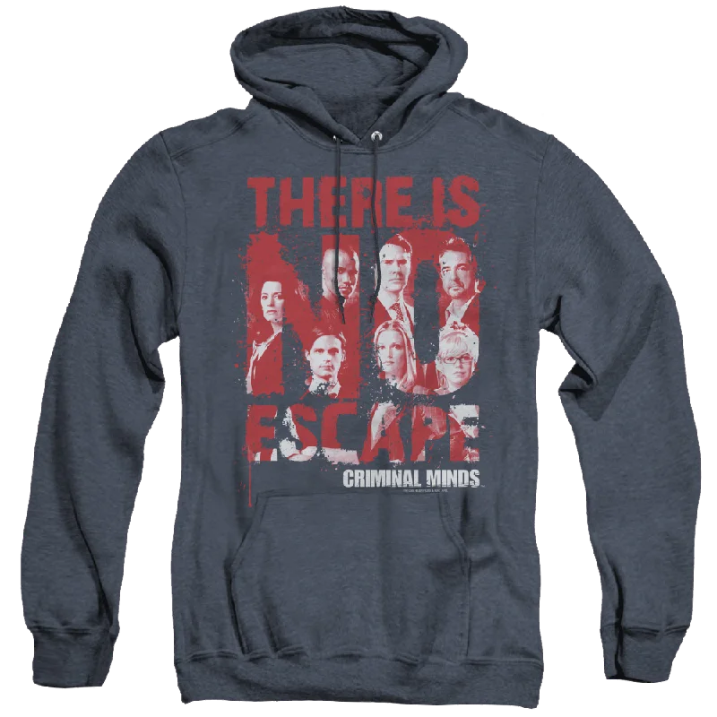 Criminal Minds No Escape - Heather Pullover Hoodie Shawl Collar Sweater