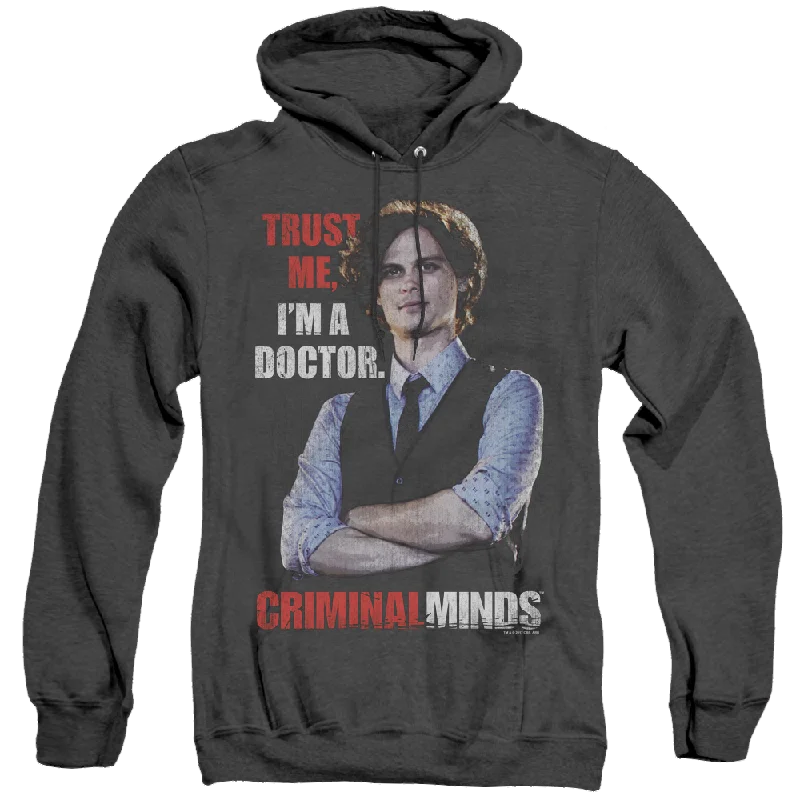 Criminal Minds Trust Me - Heather Pullover Hoodie High Neck Pullover