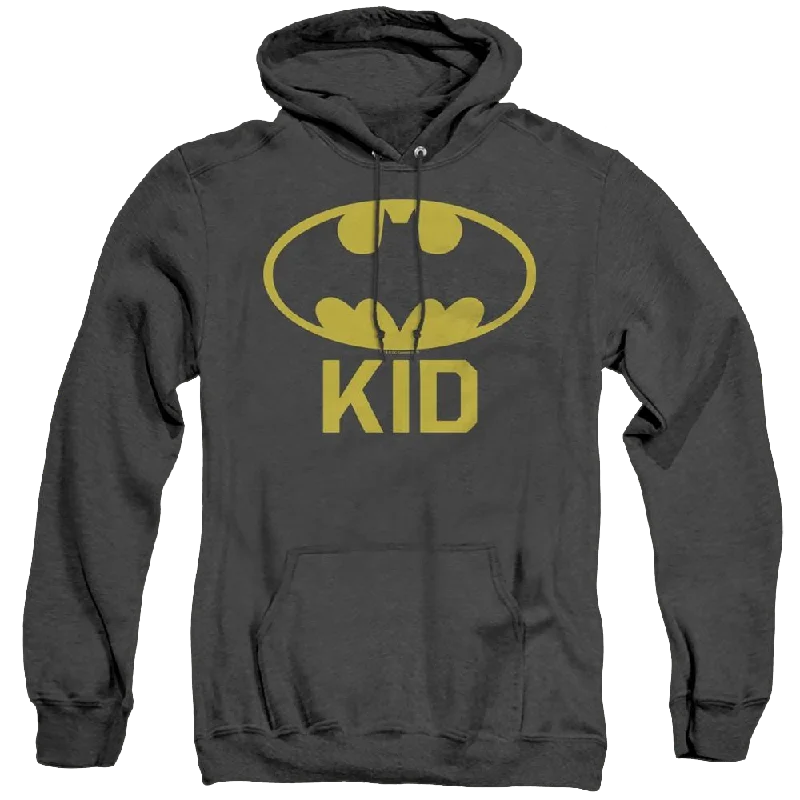 Dc Batman Bat Kid - Heather Pullover Hoodie Boxy Neck Sweater