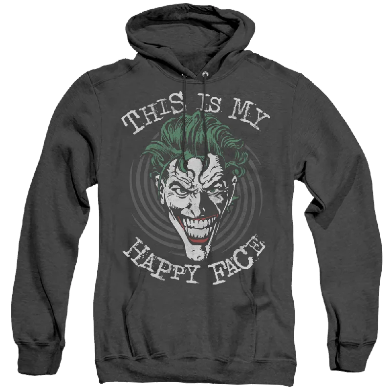 Joker, The Maniacal Spiral - Heather Pullover Hoodie Tapered Sleeve Pullover
