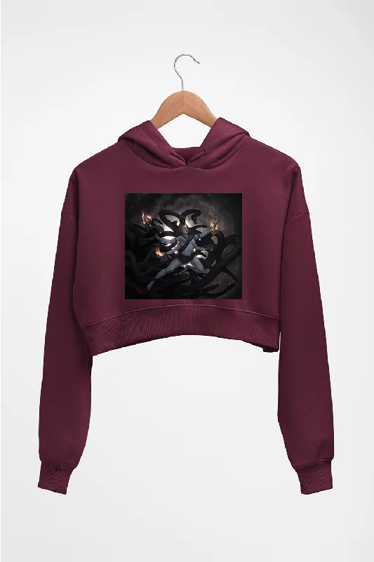 Mahakal Mahadev Bholenath Shiva Shivji Crop HOODIE FOR WOMEN Hoodie with Magnetic Closure Innovative Modern