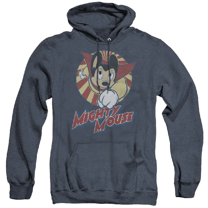 Mighty Mouse The One The Only - Heather Pullover Hoodie Halter Neck Top